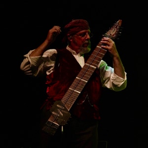 Alistair playing Stick one hand in air